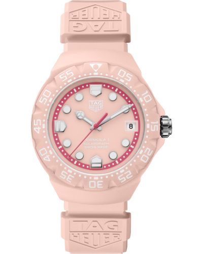 TAG Heuer Formula 1 Solargraph 38 Pink Polylight / Pink / Rubber WBY1165.FT8115