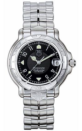 TAG Heuer 6000 Stainless Steel / Black / Bracelet WH5215.BA0676