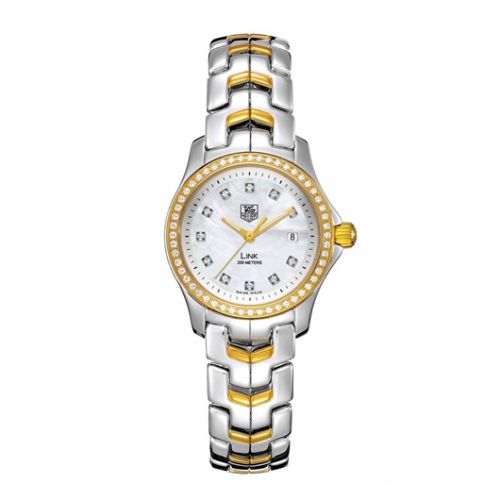 TAG Heuer Link Quartz Stainless Steel - Yellow Gold - Diamond / MOP WJF1353.BB0581