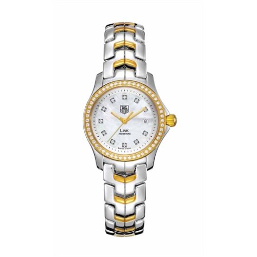 TAG Heuer Link Quartz 27 Stainless Steel - Yellow Gold - Diamond / MOP WJF1354.BB0581