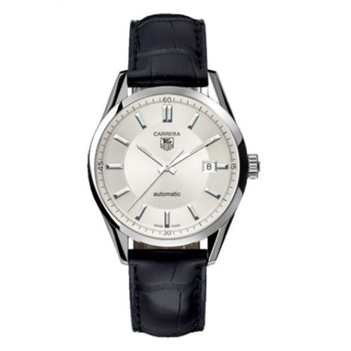 TAG Heuer Carrera Calibre 5 39 Stainless Steel / Silver / Alligator WV211A.FC6180