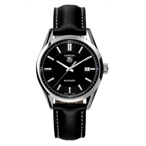 TAG Heuer Carrera Calibre 5 39 Stainless Steel / Black / Calf WV211B.FC6202