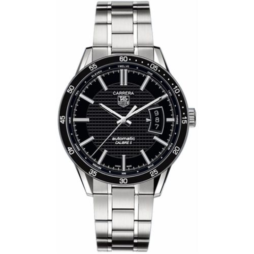 TAG Heuer Carrera Calibre 5 39 Stainless Steel / Black / Bracelet WV211M.BA0787