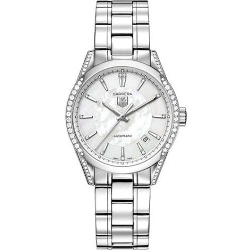 TAG Heuer Carrera Calibre 5 36 Stainless Steel / Diamond / MOP / Bracelet WV2212.BA0798