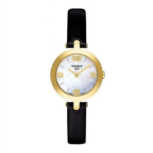 Tissot Flamingo Yellow Gold PVD / MOP / Strap T003.209.36.117.00
