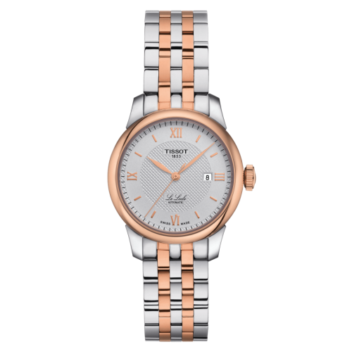 Tissot Le Locle 29 Automatic Lady Stainless Steel - Rose Gold / Silver T006.207.22.038.00