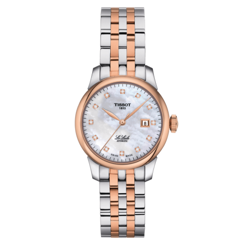 Tissot Le Locle 29 Automatic Lady Stainless Steel / Rose Gold PVD / MOP T006.207.22.116.00
