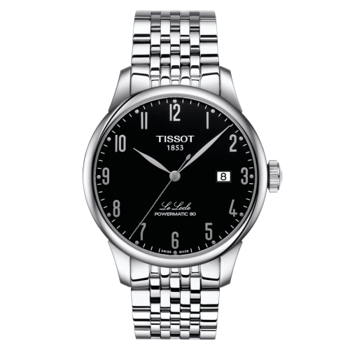 Tissot Le Locle Powermatic 80 39.3 Stainless Steel / Black / Bracelet T006.407.11.052.00