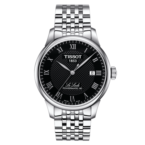 Tissot Le Locle Powermatic 80 39.3 Stainless Steel / Black / Bracelet T006.407.11.053.00