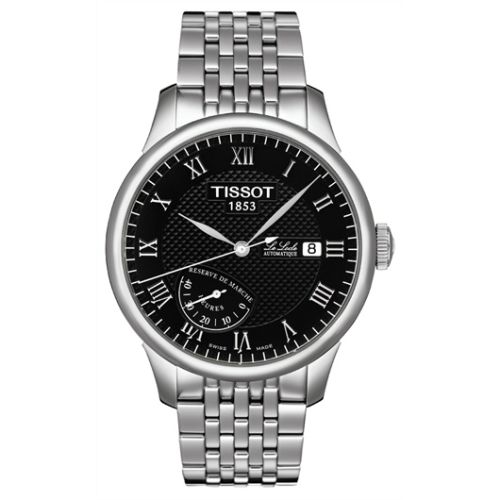 Tissot Le Locle Power Reserve 39.3 Stainless Steel / Black / Bracelet T006.424.11.053.00