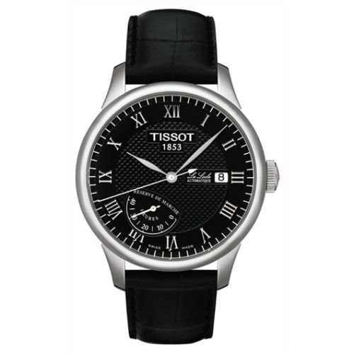 Tissot Le Locle Power Reserve 39.3 Stainless Steel / Black / Strap T006.424.16.053.00