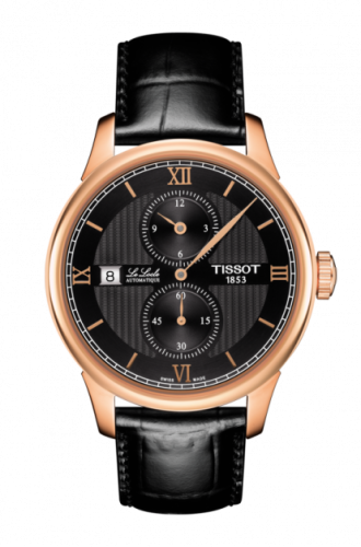 Tissot Le Locle Regulateur Pink Gold / Black T006.428.36.058.02