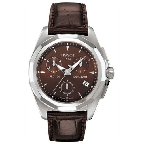 Tissot PRC 100 Quartz Chronograph Brown T008.217.16.291.00