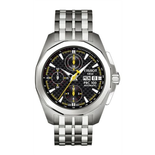 Tissot PRC 100 Stainless Steel / Carbon / Bracelet T008.414.11.201.00