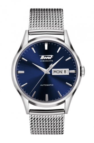 Tissot Visodate Automatic Stainless Steel / Blue / Milanese T019.430.11.041.00