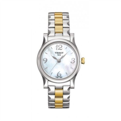 Tissot Stylis-T Quartz 29 Stainless Steel / Yellow Gold PVD / MOP / Bracelet T028.210.22.117.00