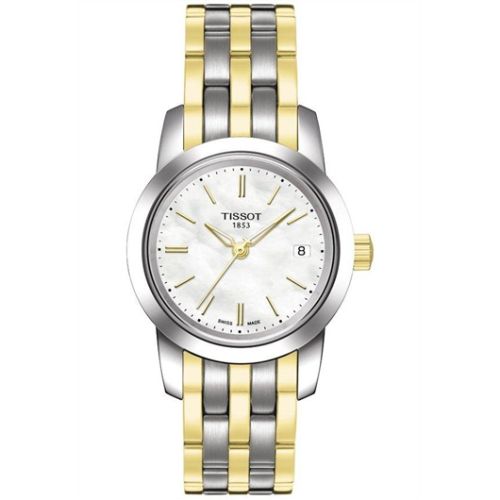 Tissot Dream Quartz 28 Stainless Steel / PVD Yellow Gold / MOP / Bracelet T033.210.22.111.00
