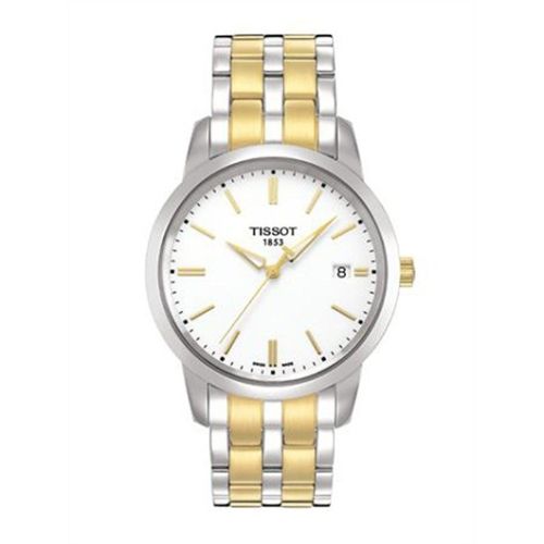 Tissot Dream Quartz 38 Stainless Steel / Yellow Gold PVD / White / Bracelet T033.410.22.011.01