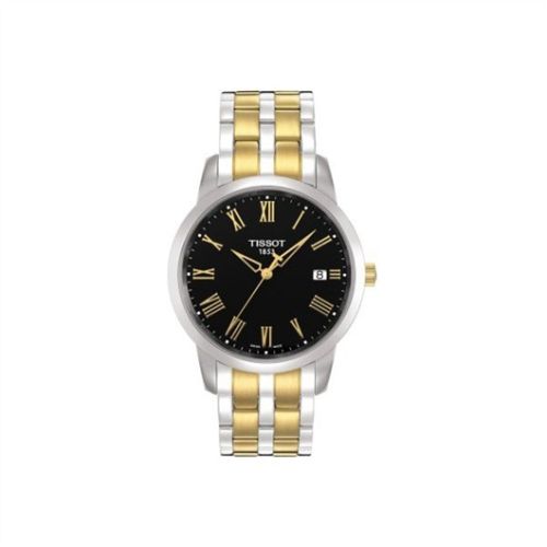 Tissot Dream Quartz 38 Stainless Steel / Yellow Gold PVD / Black / Bracelet T033.410.22.053.01
