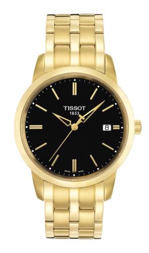Tissot Dream Quartz 38 Yellow Gold PVD / Black / Bracelet T033.410.33.051.01