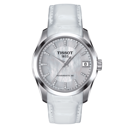 Tissot Couturier Powermatic 80 32 Stainless Steel / MOP / Strap T035.207.16.116.00