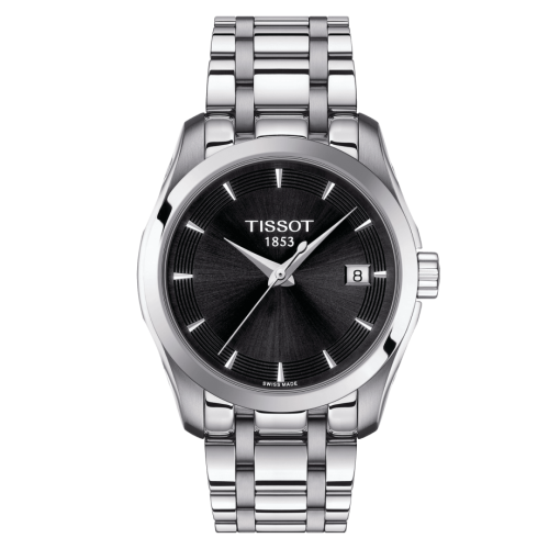 Tissot Couturier Quartz 32 Stainless Steel / Black / Bracelet T035.210.11.051.01