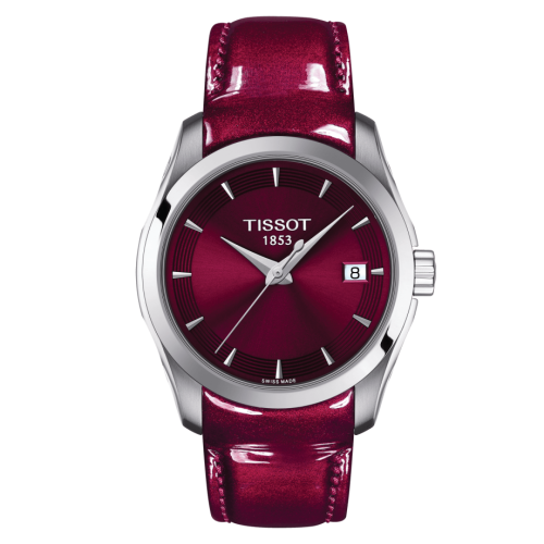 Tissot Couturier Quartz 32 Stainless Steel / Red / Strap T035.210.16.371.01