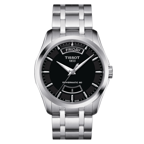Tissot Couturier Powermatic 80 39 Stainless Steel / Black / Bracelet T035.407.11.051.01