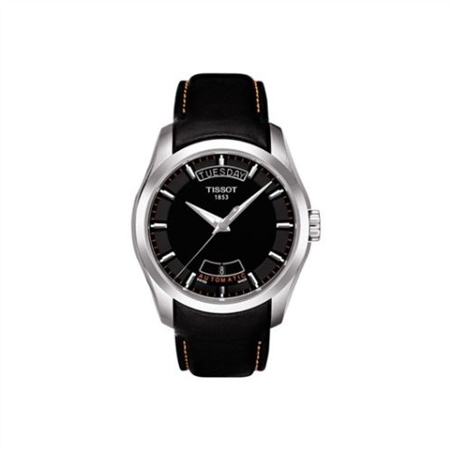 Tissot Couturier Automatic Day-Date Orange / Strap T035.407.16.051.01