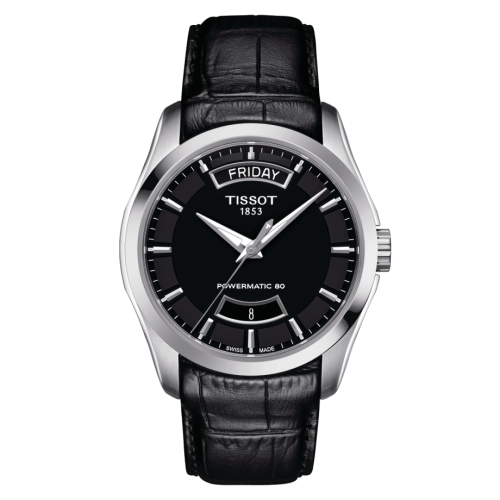 Tissot Couturier Powermatic 80 39 Stainless Steel / Black / Strap T035.407.16.051.02