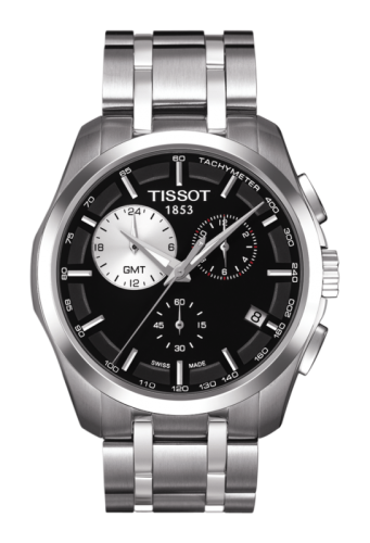 Tissot Couturier Quartz Chronograph GMT Silver-Eye T035.439.11.051.00