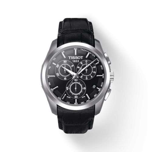 Tissot Couturier Quartz Chronograph Black / Strap T035.617.16.051.00