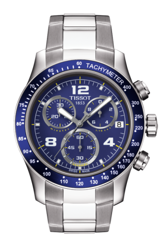 Tissot V8 Quartz Chronograph Tachymeter Blue T039.417.11.047.02