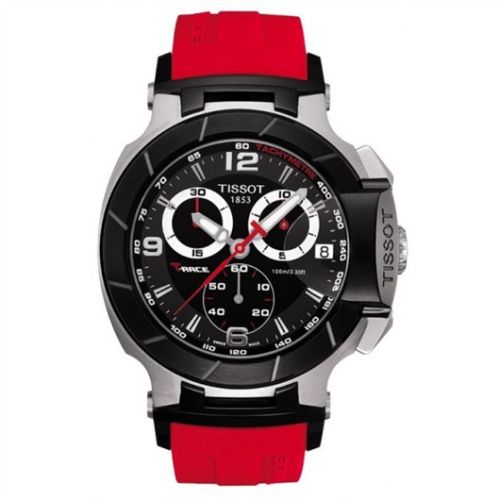 Tissot T-Race Quartz Red Rubber T048.417.27.057.01