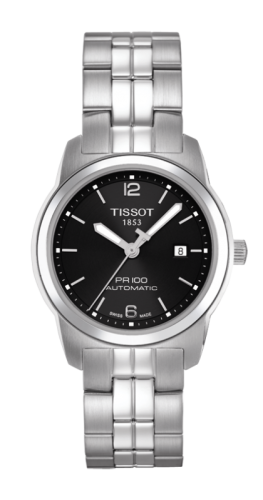 Tissot PR 100 Automatic 27 Stainless Steel / Black / Bracelet T049.307.11.057.00