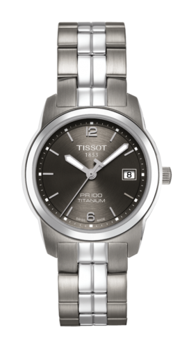 Tissot PR 100 Quartz 27 Titanium Grey / Bracelet T049.310.44.067.00