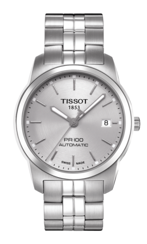 Tissot PR 100 Automatic 38 Stainless Steel / Silver / Bracelet T049.407.11.031.00