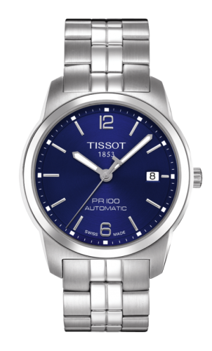 Tissot PR 100 Automatic 38 Stainless Steel / Blue / Bracelet T049.407.11.047.00