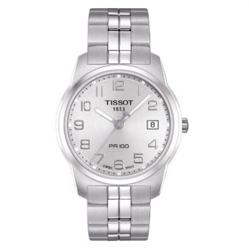Tissot PR 100 Quartz 38 Stainless Steel / Silver / Bracelet T049.410.11.032.01