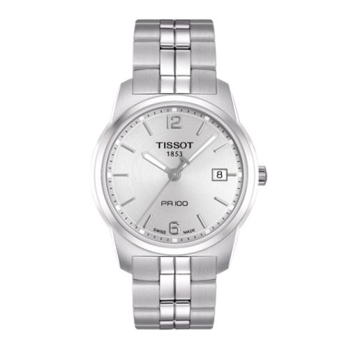 Tissot PR 100 Quartz 38 Stainless Steel / Silver / Bracelet T049.410.11.037.01