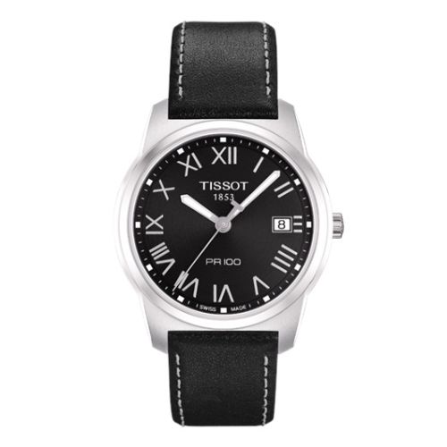 Tissot PR 100 Quartz 38 Stainless Steel / Black / Strap T049.410.16.053.01