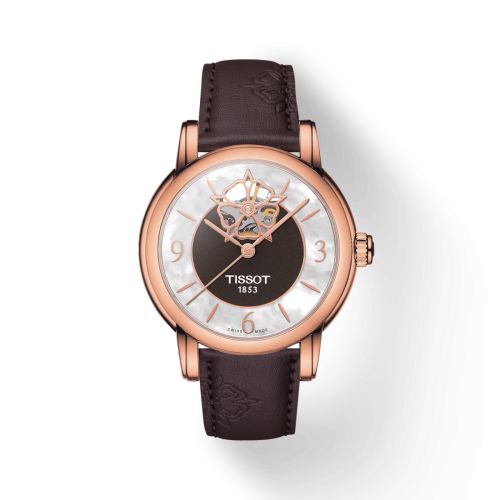 Tissot Lady Heart Flower Powermatic 80 Rose Gold / MOP T050.207.37.117.04