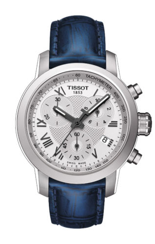Tissot PRC 200 Quartz Chronograph Lady Roman Blue Leather T055.217.16.033.00