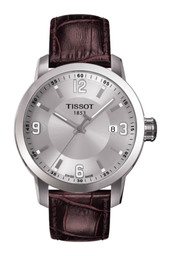 Tissot PRC 200 Quartz Silver Leather T055.410.16.037.00