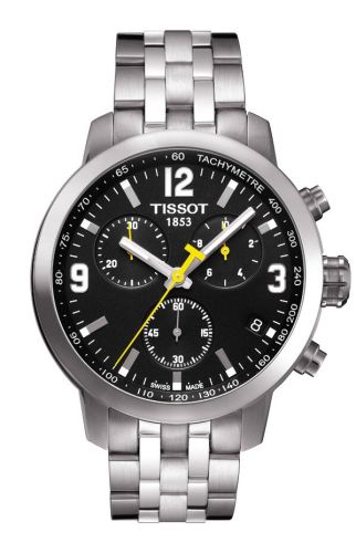 Tissot PRC 200 Quartz Chronograph Stainless Steel / Black / Bracelet T055.417.11.057.00