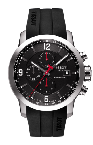 Tissot PRC 200 Automatic Chronograph Black Rubber T055.427.17.057.00