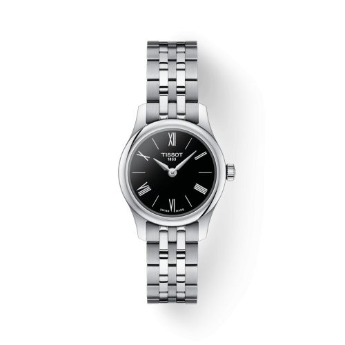 Tissot Tradition 5.5 Lady 25 Stainless Steel / Black / Bracelet T063.009.11.058.00