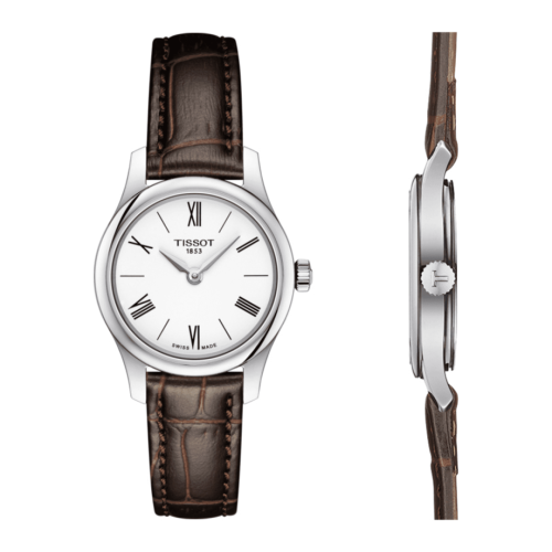 Tissot Tradition 5.5 Lady 25 Stainless Steel / White T063.009.16.018.00
