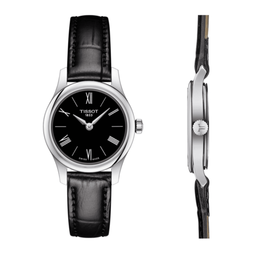 Tissot Tradition 5.5 Lady 25 Stainless Steel / Black T063.009.16.058.00