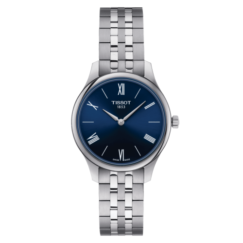 Tissot Tradition 5.5 Lady 31 Stainless Steel / Blue / Bracelet T063.209.11.048.00